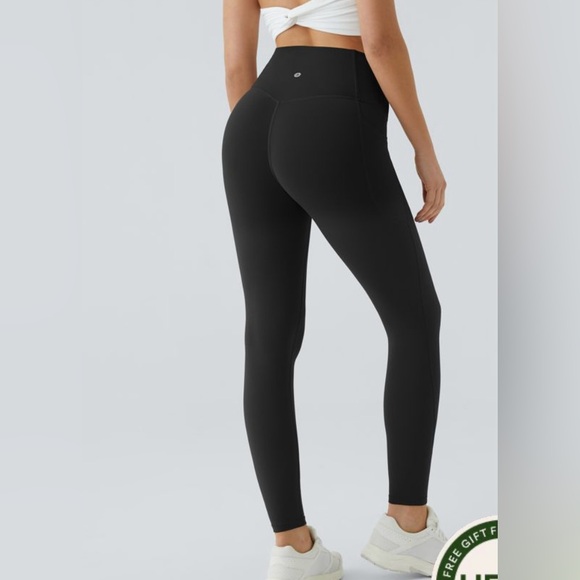 NWT 2 pairs Halara UltraSculpt 7/8 length leggings Black & Brown Size XL - Picture 2 of 7